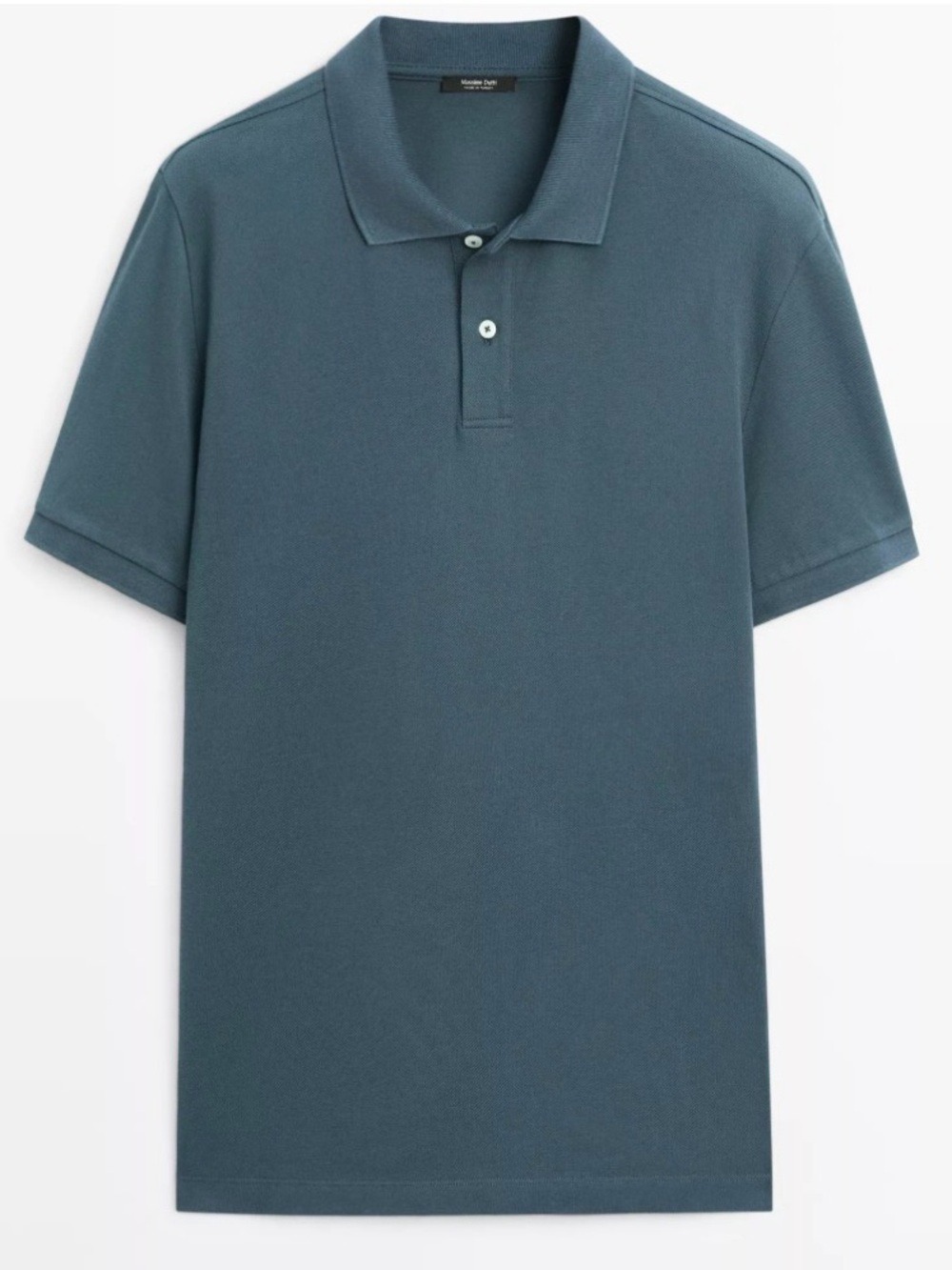 MASSIMO DUTTI EXTRAFINE COTTON KNIT POLO PREPPY, GOLF MENS LARGE